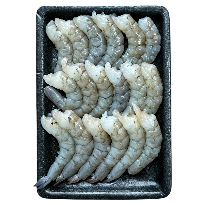 手剥海虾仁去虾线大虾仁无冰衣零添加不缩水无保水剂冷冻南美白虾