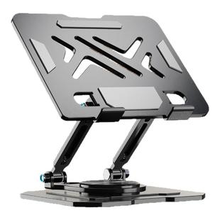 360旋转平板电脑支架全金属碳素钢iPad平板支撑架吃鸡懒人可折叠便携散热