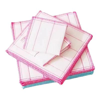 清仓：棉纱洗碗布吸水加厚吸水抹布厨房不沾油不掉毛竹纤维百洁布