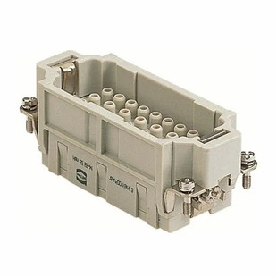 HARTING连接器09320323001公芯HAN-32EE-M冷压型16A/500V原装现货