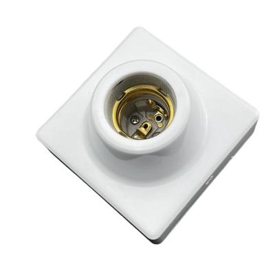 明装螺口陶瓷胆螺旋灯泡底座灯座