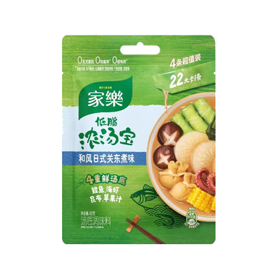 家乐低脂浓汤宝日式关东煮火锅