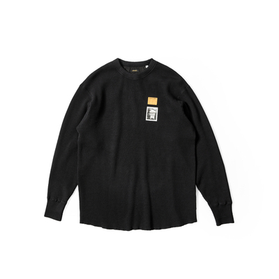 REMOCREVO Heavy Waffle L/S Crewneck重磅美棉华夫格卫衣