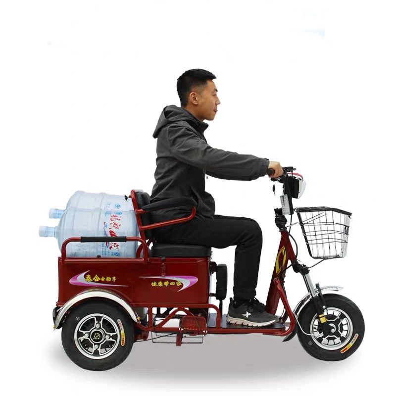小型折叠接送孩子电动三轮车