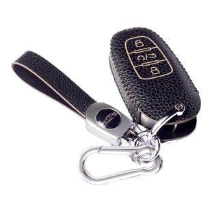 适用于改装一键启动款钥匙后配雄兵奥迪款本丰田遥控真皮套包扣13
