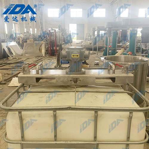 IBC桶搅拌 气动搅拌机  方形吨桶带搅拌机 1000L升搅拌桶