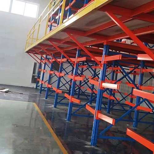 悬臂式货架单双面仓储货架悬臂式钢材结构货架长管材物料货架