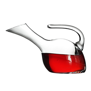 土耳其Nude努德进口水晶玻璃葡萄酒带把分酒器家用红酒快速醒酒器