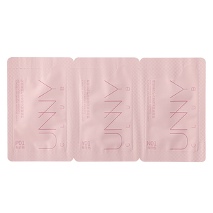 【u先试用】UNNY粉毛衣气垫粉底霜试色卡防水防汗持久不易脱妆