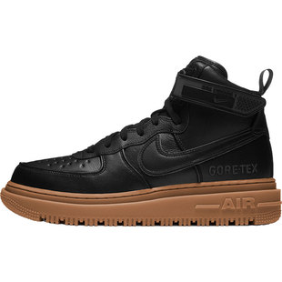Nike/耐克正品男士圆头合成革包裹性防滑高帮板鞋CT2815-001