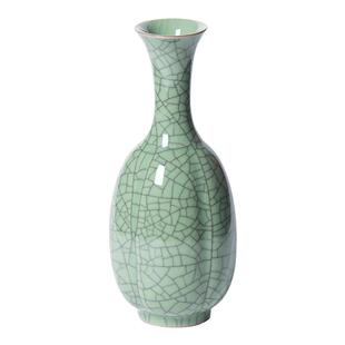 龙泉青瓷创意陶瓷干花水培花器简约客厅家居插花装饰品小花瓶摆件