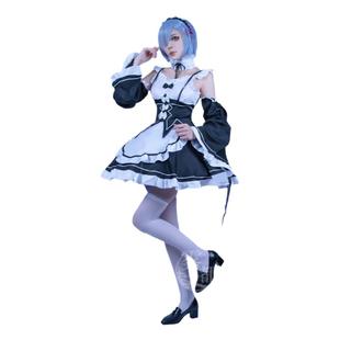 雾都动漫雷姆拉姆COS服装 从零开始的异世界生活女仆装洛丽塔全套