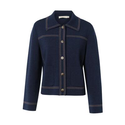 ELSEWHERE珂思翻领针织开衫