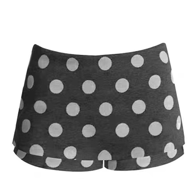 辣妹波点灰色百搭裙裤女