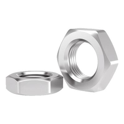 【免费专票13%】304六角扁薄螺母