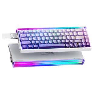 狼蛛Hero68HE磁轴键盘电竞游戏专用FPS通用灯箱高性能有线急停RT