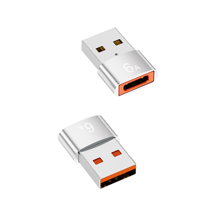 佰通兼容6A提速转接头充电手机平板USB3.0转Type-C数据传输转换器