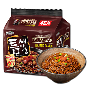 八道极地辣味炸酱面杂酱面韩国进口拉面干拌面速食袋装方便面泡面