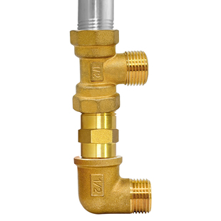 盾运全铜三通铜件热水器管道煤气阀液化天然气钢管管道三通接头