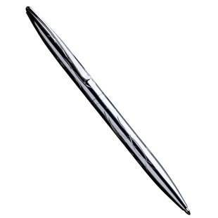 商务全金属不锈钢签字笔重手感宝珠笔黑笔科技感旋转出芯签名笔0.5mm签字笔个性刻字低重心企业定制高档送礼