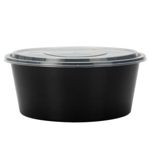 2000/2500/3000ml一次性餐盒圆形打包盒圆盆酸菜鱼大盘鸡小龙虾盆