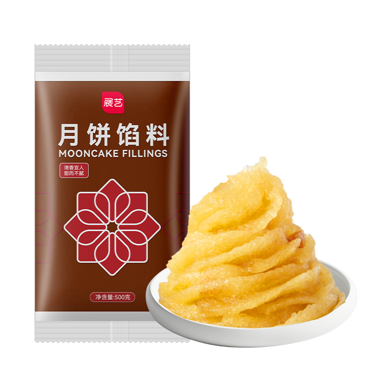 巧厨展艺月饼馅料凤梨馅500g水果凤梨酥蛋黄酥豆沙家用烘焙原材料