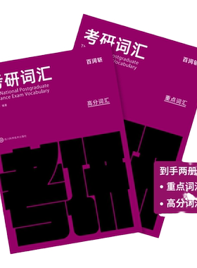 百词斩考研重点词汇高分