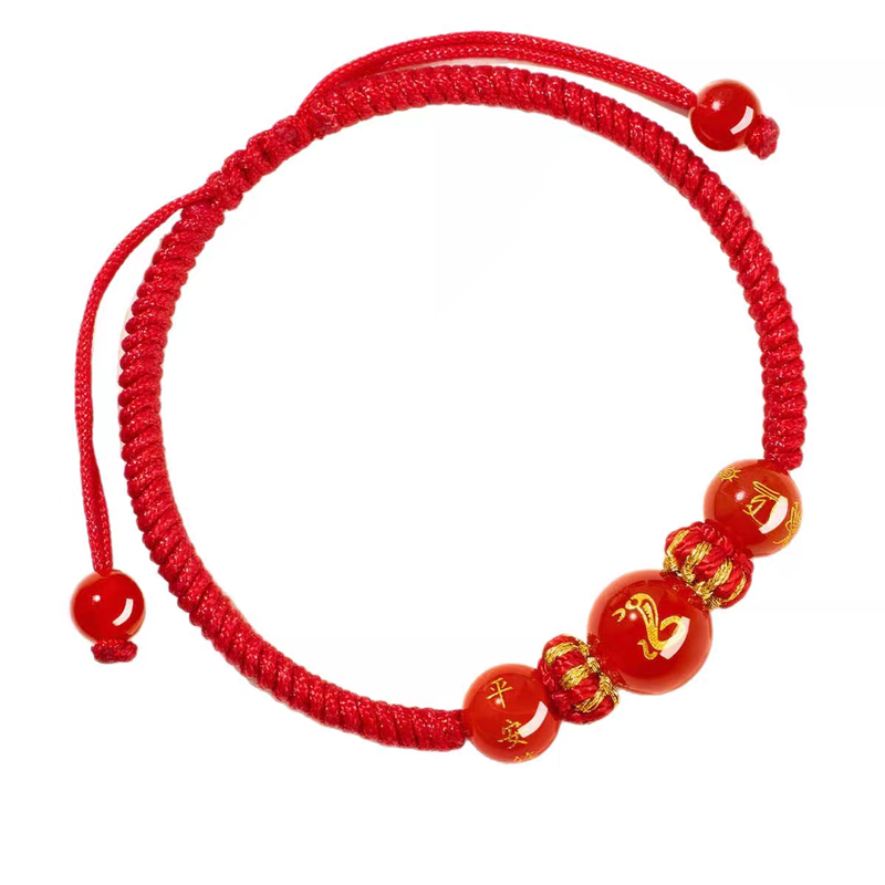 五台2026年马年本命年太岁红绳手链马鼠牛兔十二生肖护身符手绳