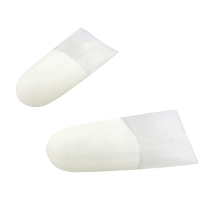 一次性乳胶手指套切口磨砂薄款无尘劳保工业耐磨防滑作业防护指套