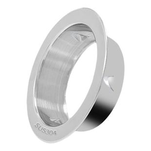 不锈钢空调孔装饰盖排烟管道 热水器装饰圈 封堵盖遮丑帽墙洞护口