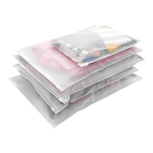 衣服包装袋袜子内裤内衣服装pe拉链袋防水袋透明磨砂收纳袋子潜龙