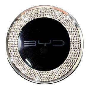 比亚迪海豚汽车装饰钻元plus方向盘内饰水晶钻车贴贴纸改装专用