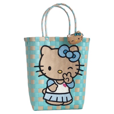 黑皮hellokitty包手提女包单肩包