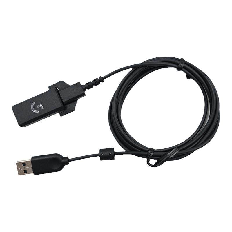 罗技G903/G703/G502/GPW一代二代三代鼠标数据线充电线转接器配件