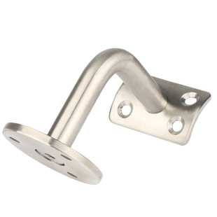 304加厚不锈钢实心墙托 靠墙楼梯支架无障碍扶手支撑固定连接配件