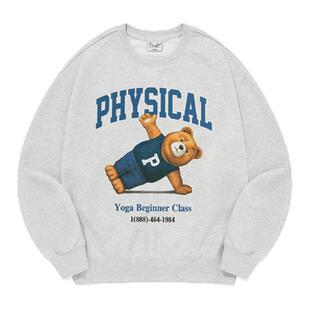 PHYPS韩国女士春季新款通勤休闲时尚瑜伽熊卫衣MUSINSA