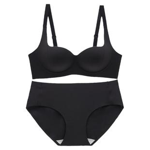 无痕内衣女加厚聚拢小胸显大外扩胸罩无钢圈防下垂收副乳文胸套装