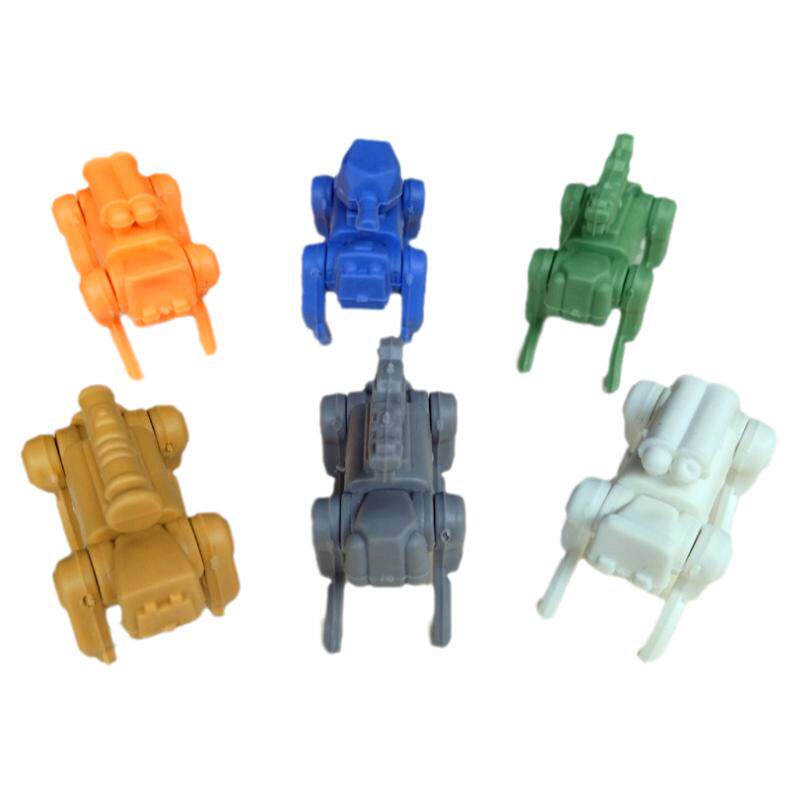 机器狗橡皮擦盲盒军事拼装模型机械狗机器人橡皮幼儿园小学生专用