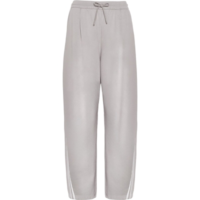 adidas阿迪达斯三叶草女子运动休闲三条纹针织宽松长裤IA7519