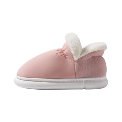 朴西青春记忆棉鞋冬季防滑加绒包跟保暖居家棉拖鞋男女加厚外穿