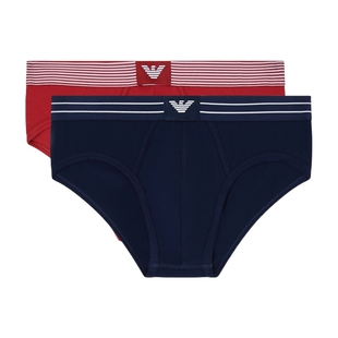 【礼物】EMPORIO ARMANI/阿玛尼春夏新款男两条性感三角内裤套装