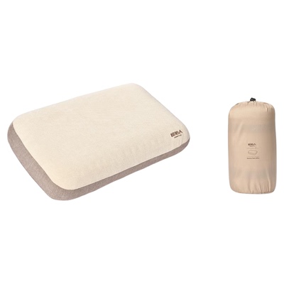 原始人充气枕头旅行枕便携式高铁久坐神器户外露营腰垫睡觉护颈枕