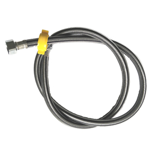 4分40公分30软管热水器高压管马桶冷热加长进水管不锈钢编织双头