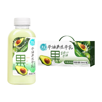 清蓝牛油果生牛乳338ml*15瓶