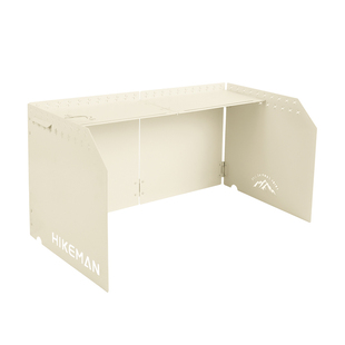 HIKEMAN户外卡式炉挡风板加厚便携折叠遮风板煤气炉头露营防风罩