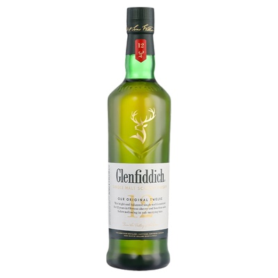 Glenfiddich格兰菲迪12年单一麦芽苏格兰威士忌700ml进口洋酒烈酒