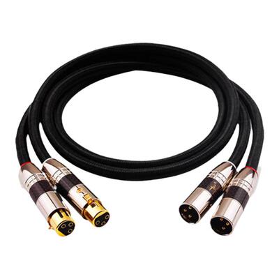 YYAUDIO单晶铜卡农线xlr平衡线