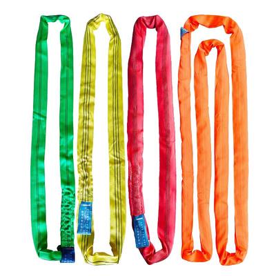 国标工业柔性吊装带起重圆形吊车软吊带2/3/5/10吨双扣环形吊树绳