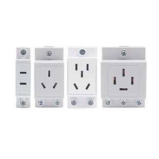 正泰AC30模数化插座 配电箱导轨式10A16A二三四五孔108 124 10530