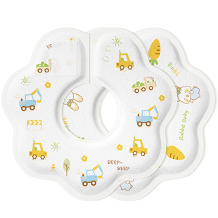 一次性口水巾新生婴儿防水围嘴宝宝吃饭围兜非纯棉口水兜秋冬季